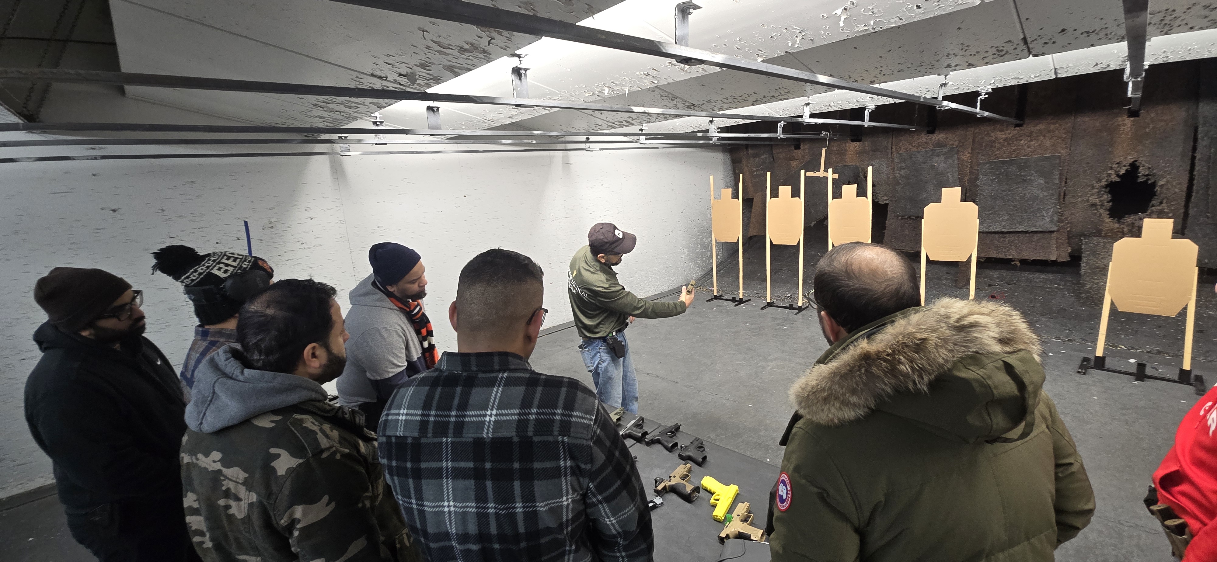 Indoor range preparation