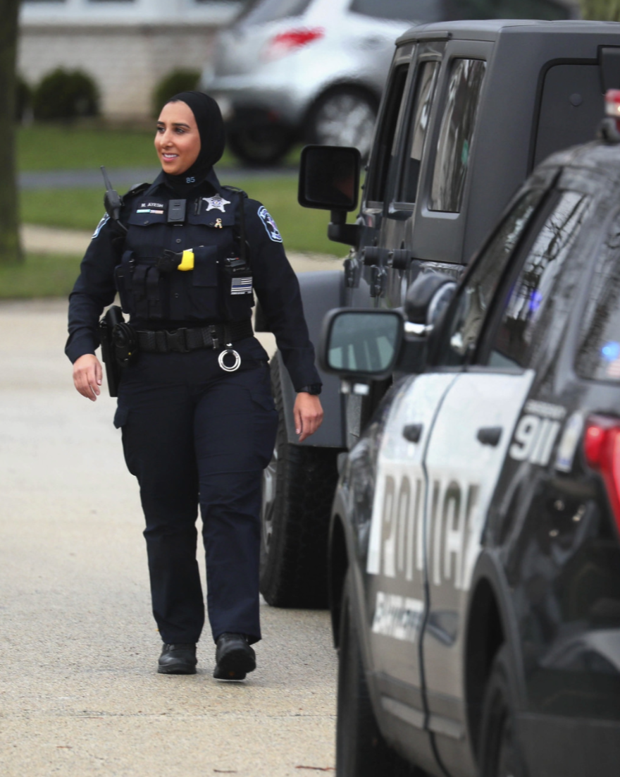 Maha Ayesh in the field